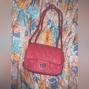 Pink Quilted Women's Bag